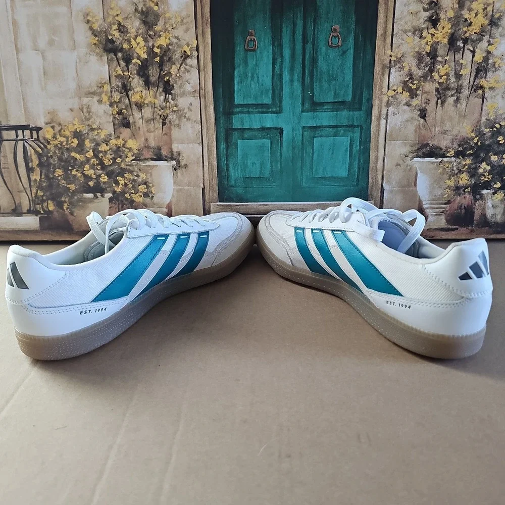 adidas Predator Freestyle Indoor Soccer Mens White Sneakers Athletic Shoe JS0925